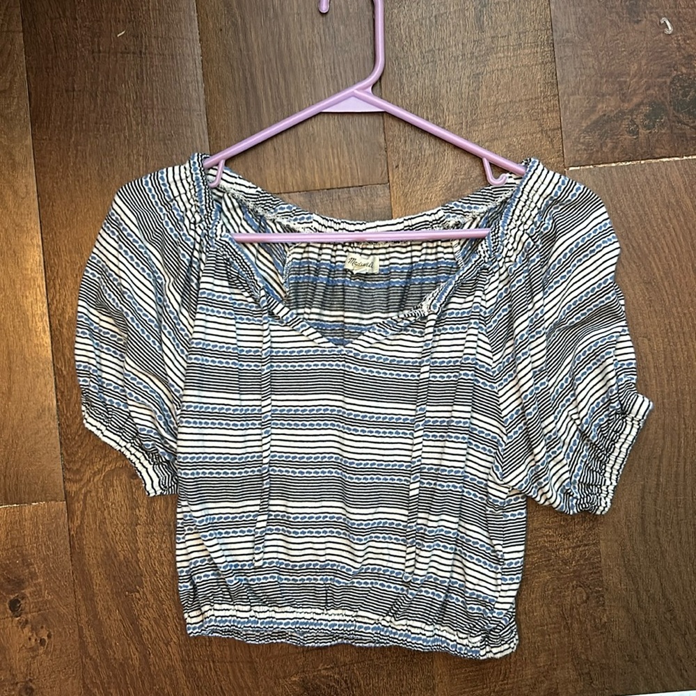 Crop top striped xxs from Madewell.